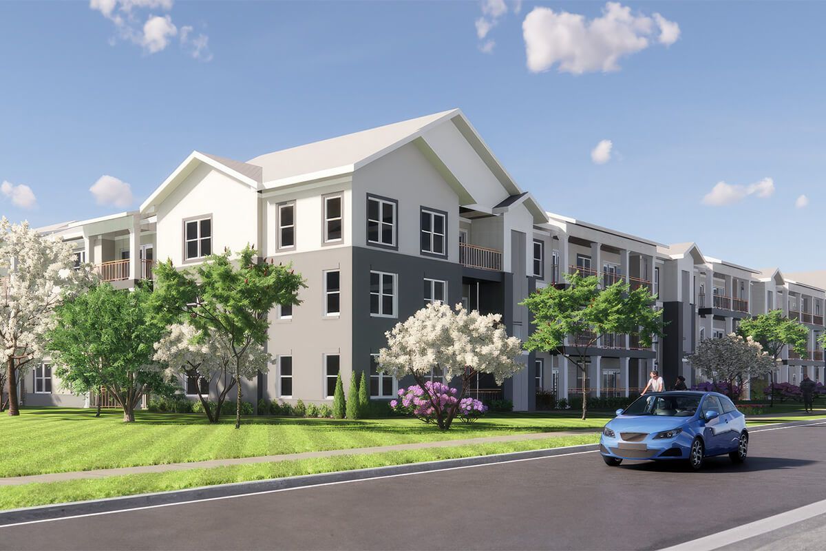 Belltower Community Exterior Rendering apartments for rent in Louisville, KY
